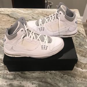 Air Jordan Flight 23 RST- White/ Grey- Like New